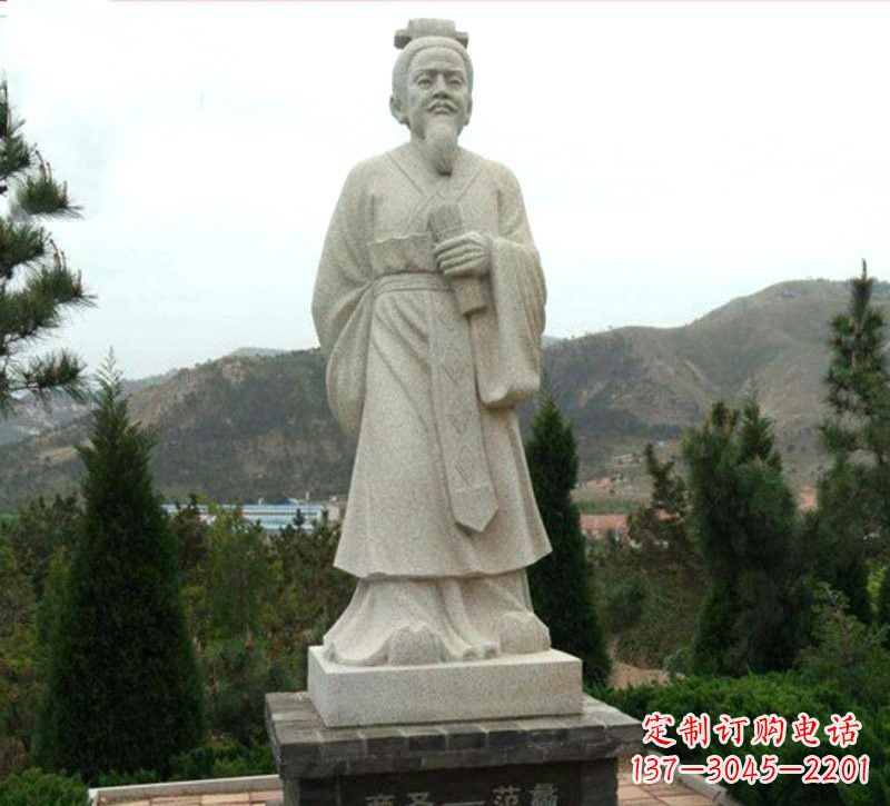 东莞石雕古代名人商圣范蠡