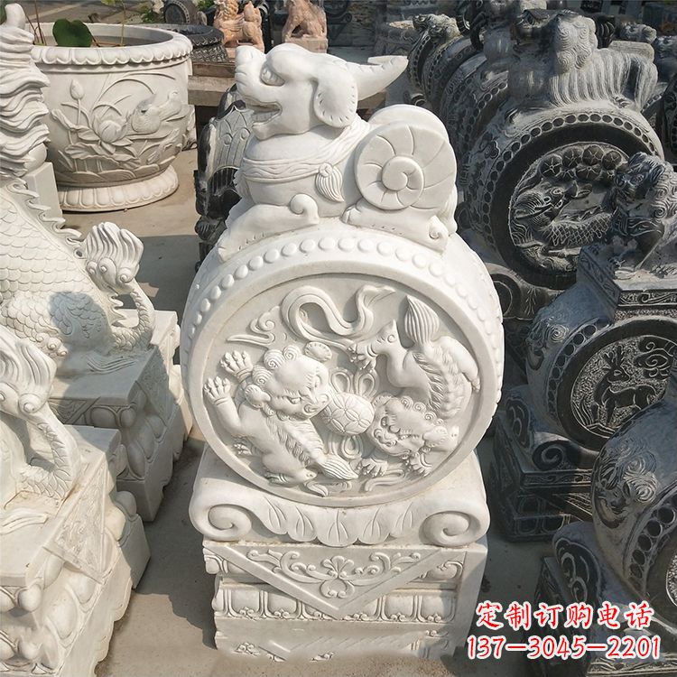 东莞石门墩石雕