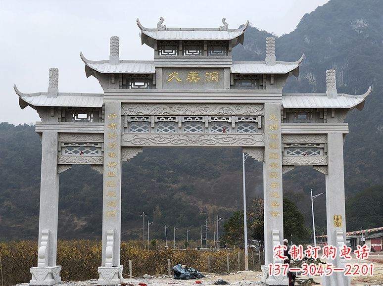 东莞石牌坊 石雕