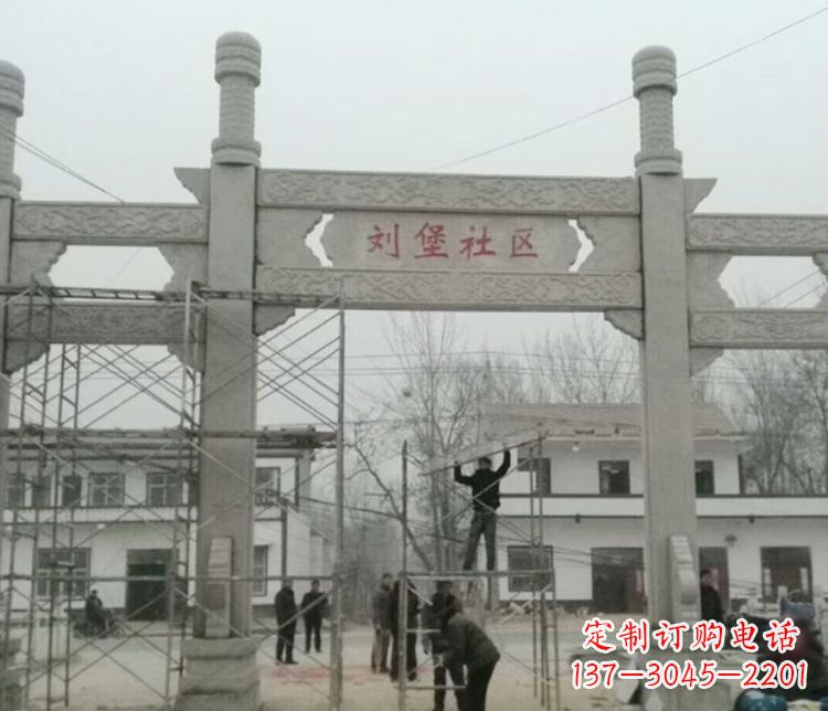 东莞石牌坊道路石雕