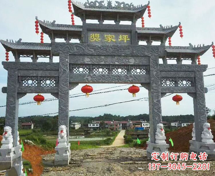 东莞石牌坊石雕