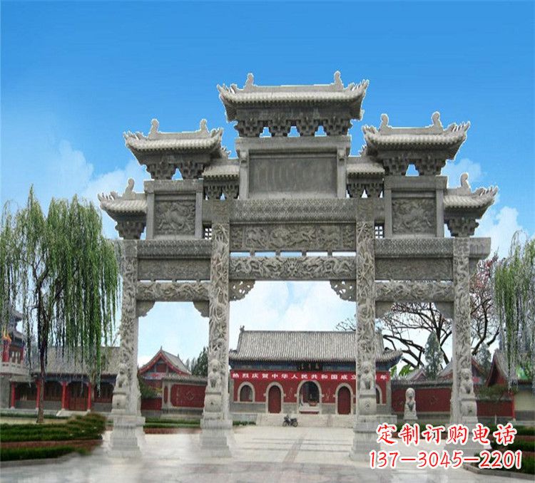 东莞石牌坊效果图