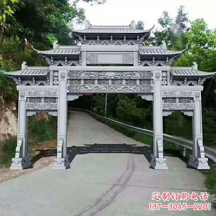 东莞石牌楼青石牌坊