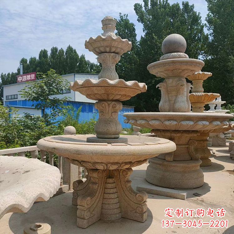 东莞石喷泉 石雕刻