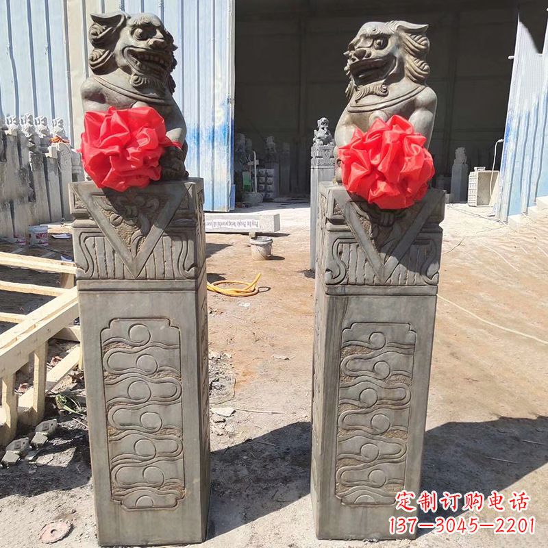 东莞石狮子栓马桩