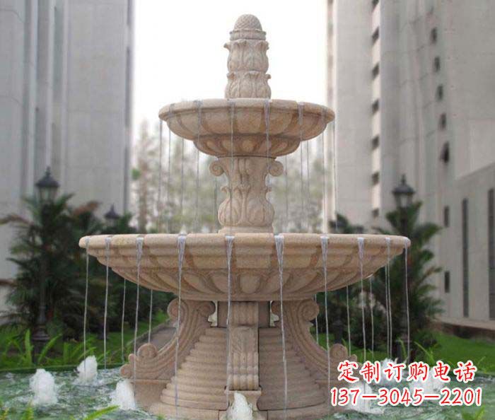 东莞双层喷泉小区石雕