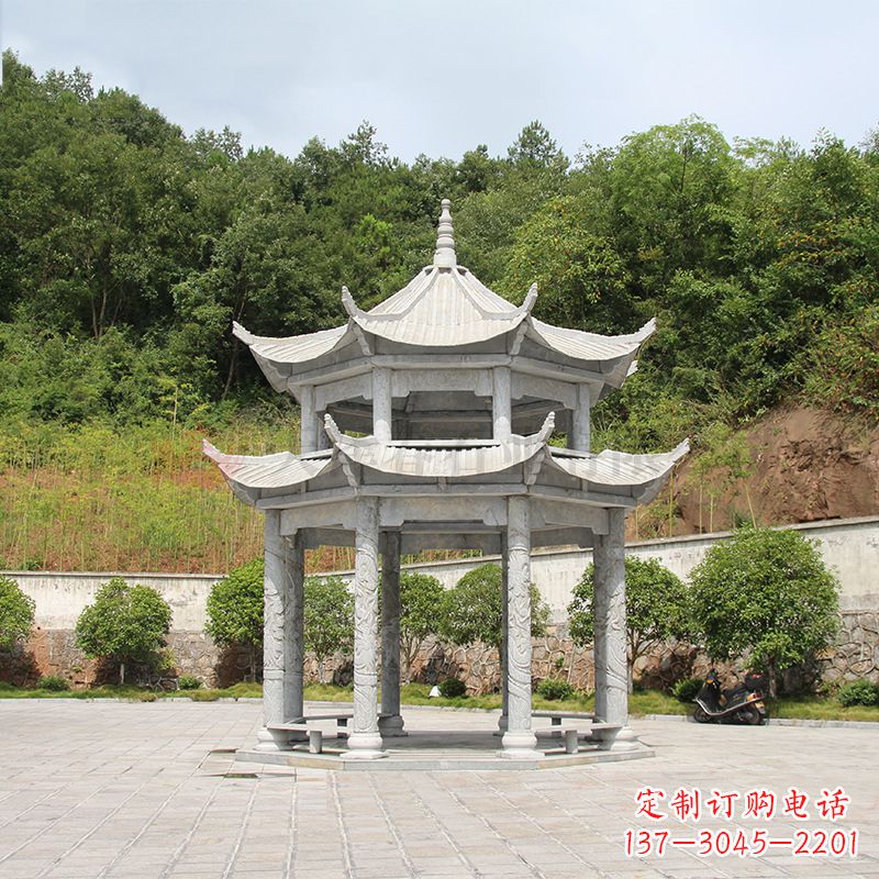 东莞双层庭院石凉亭