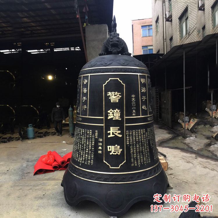 东莞寺庙铜钟雕塑