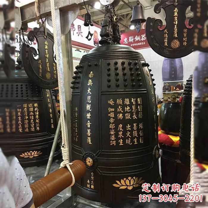 东莞寺院挂钟铜雕塑