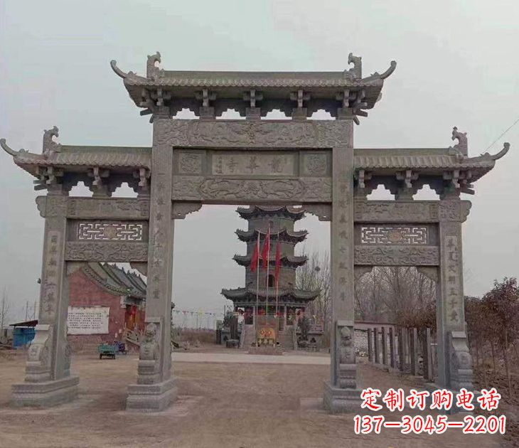 东莞寺院石牌坊