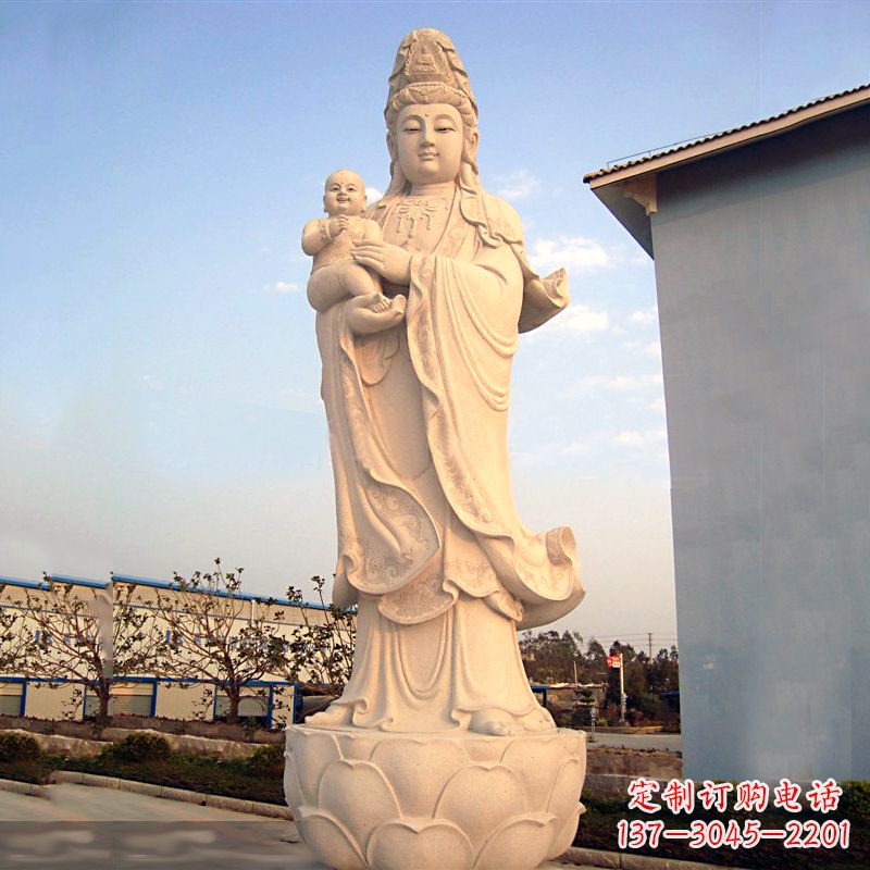 东莞送子观音石雕