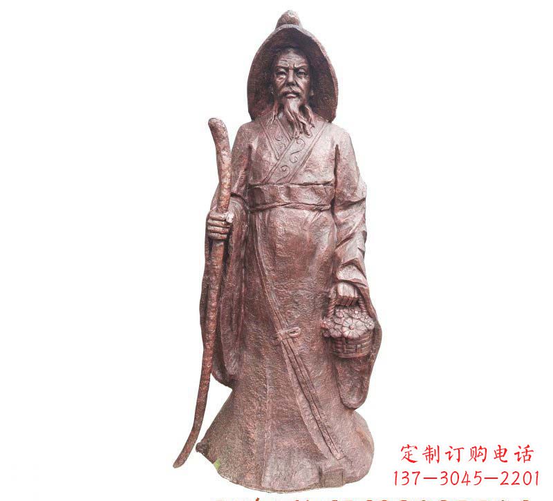 东莞陶渊明铜雕像