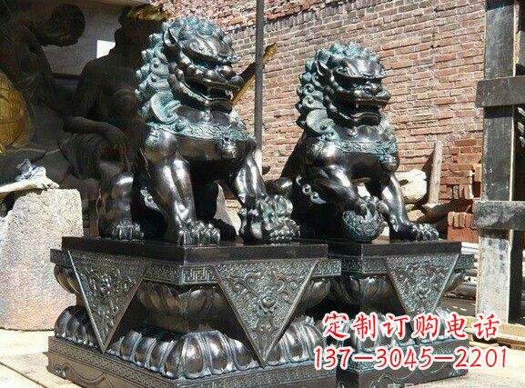 东莞天安门狮子铜雕塑