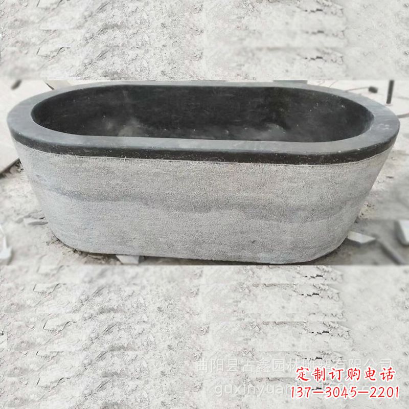 东莞庭院养鱼石雕水槽