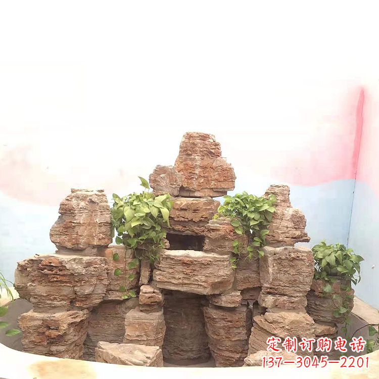 东莞庭院园林假山鱼池