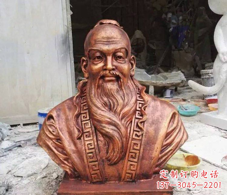 东莞铜雕古代孙思邈人物雕塑