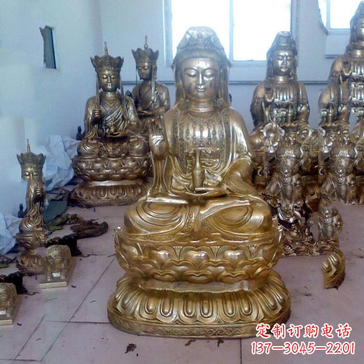 东莞铜雕观音雕塑