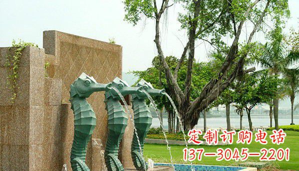 东莞铜雕海马雕塑
