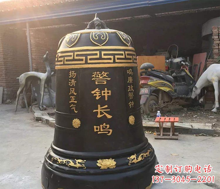 东莞铜雕警钟长鸣寺庙雕塑