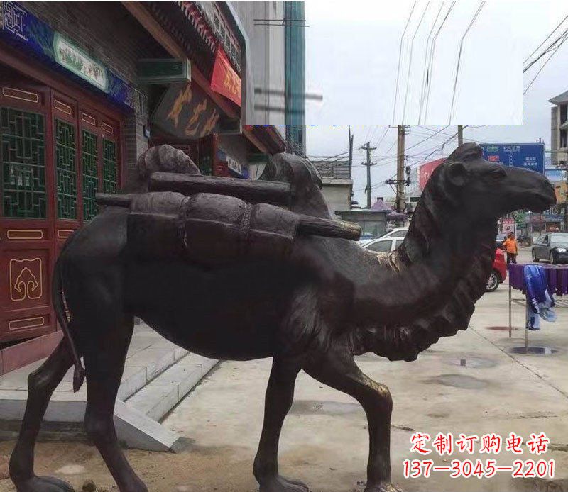 东莞铜雕骆驼公园动物雕塑
