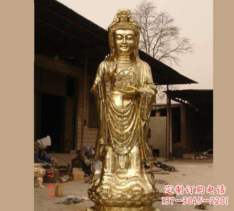 东莞铜雕南海观音