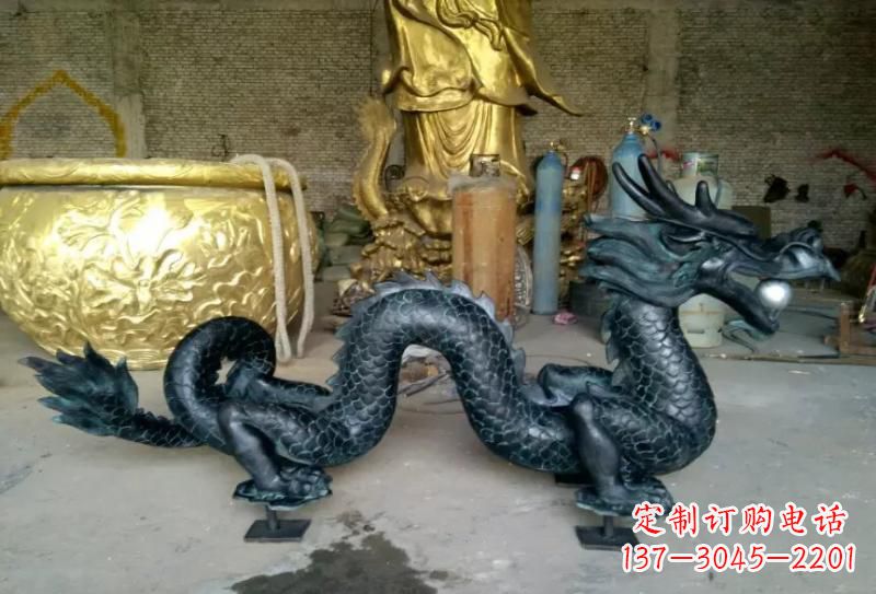 东莞铜雕双龙戏珠222