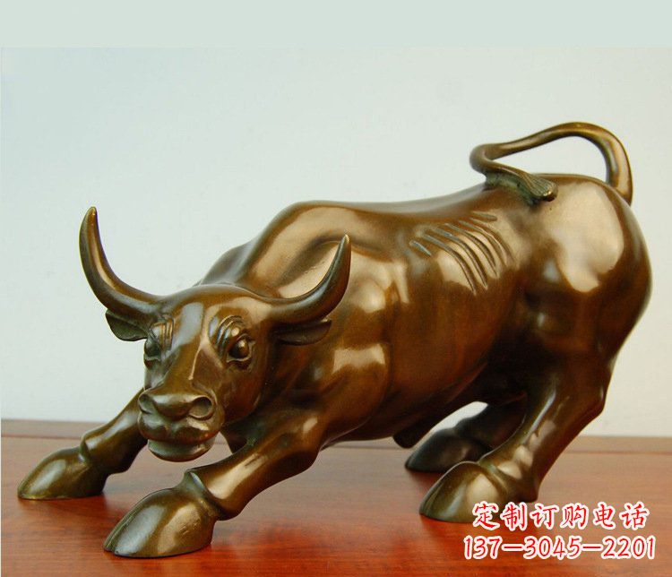东莞铜雕小区动物牛摆件