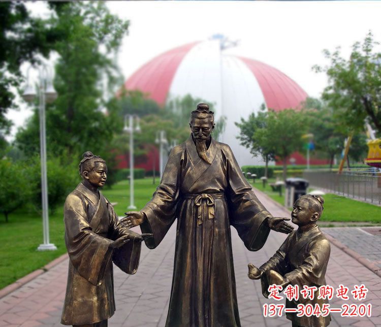 东莞铜雕园林孔融让梨