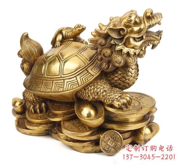 东莞铜雕招财龙龟