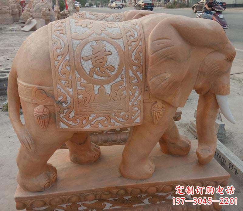 东莞晚霞红如意动物大象