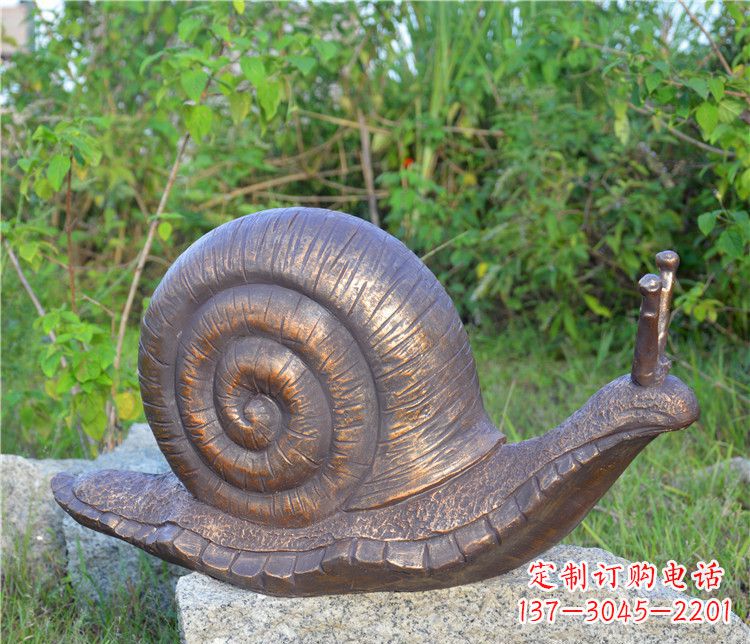 东莞蜗牛铜雕塑
