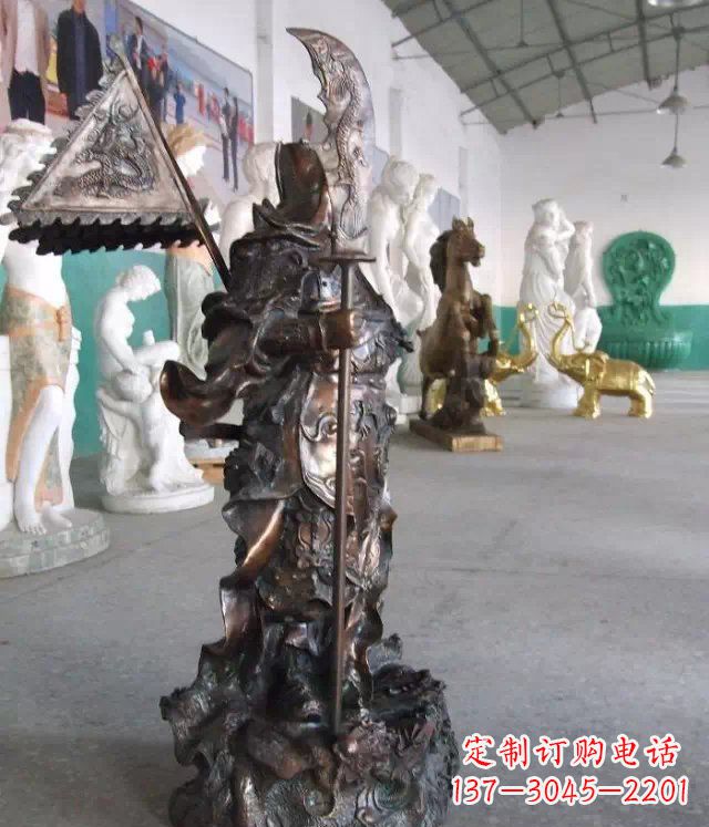 东莞武财神关公人物铜雕