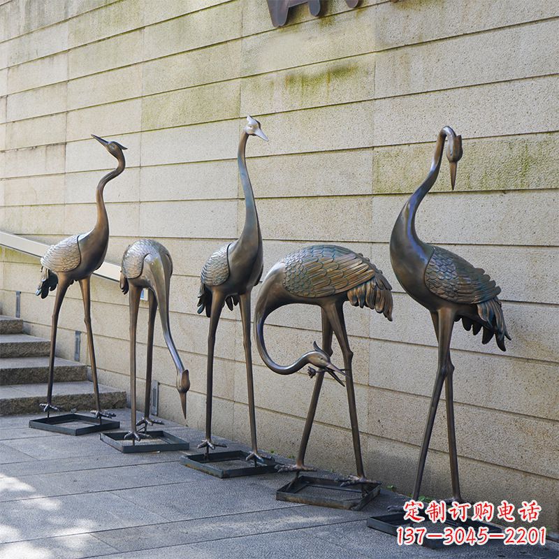 东莞仙鹤不锈钢雕塑