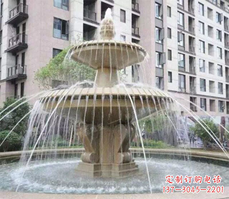 东莞小区大型喷泉景观石雕