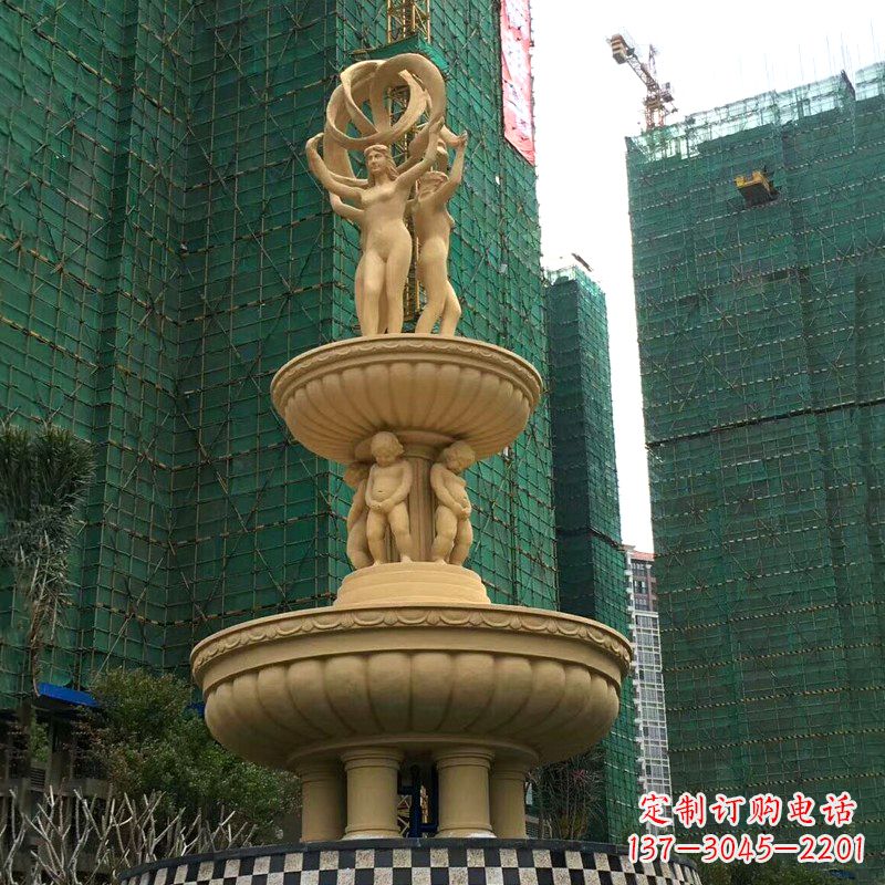 东莞小区大型欧式人物景观喷泉