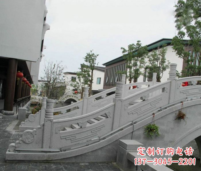 东莞小区景观大理石拱桥