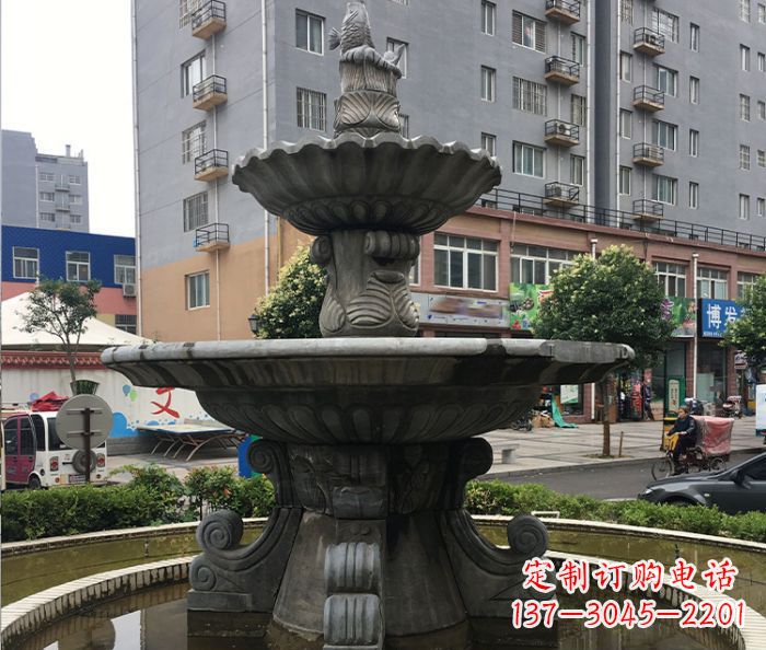 东莞小区景观仿古喷泉石雕