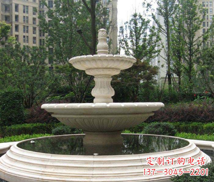 东莞小区景观欧式喷泉石雕 (2)