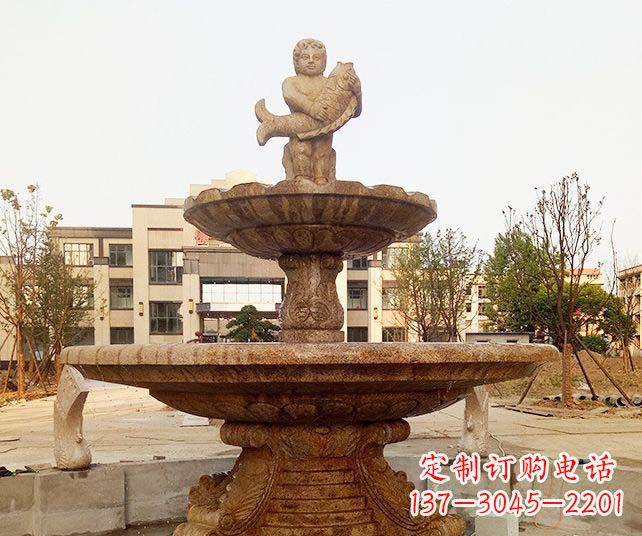 东莞小区景观欧式喷泉石雕