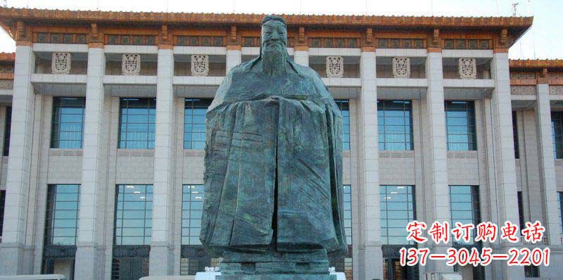 东莞校园孔子景观铜雕
