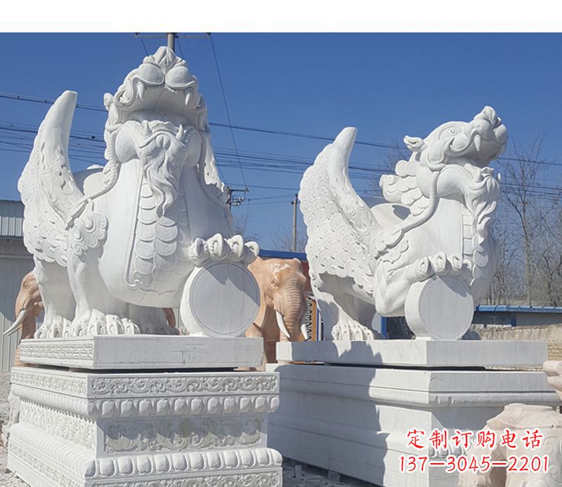 东莞獬豸法院门口神兽石雕