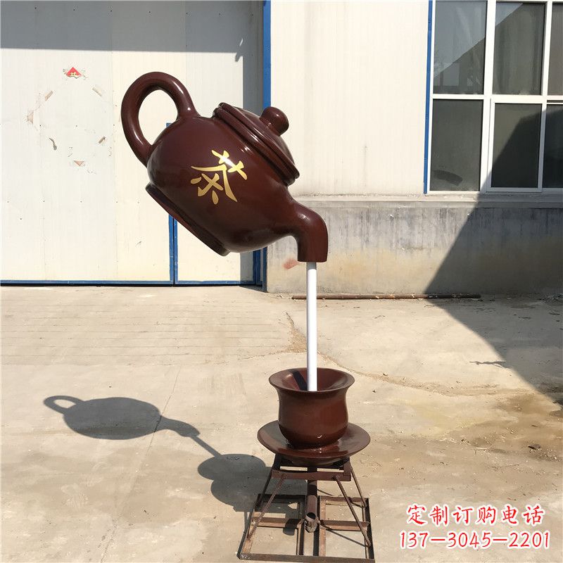 东莞悬空茶壶流水喷泉
