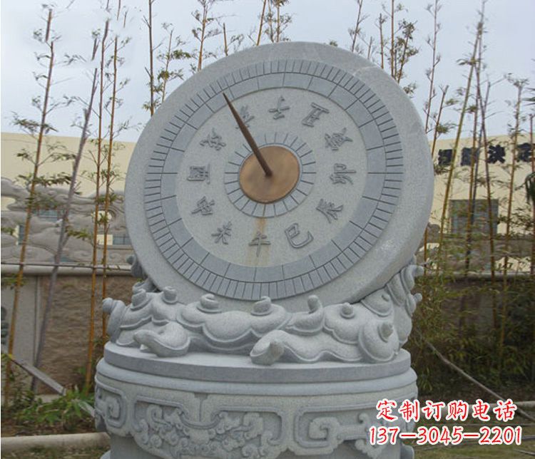 东莞学校大理石日晷石雕 (5)