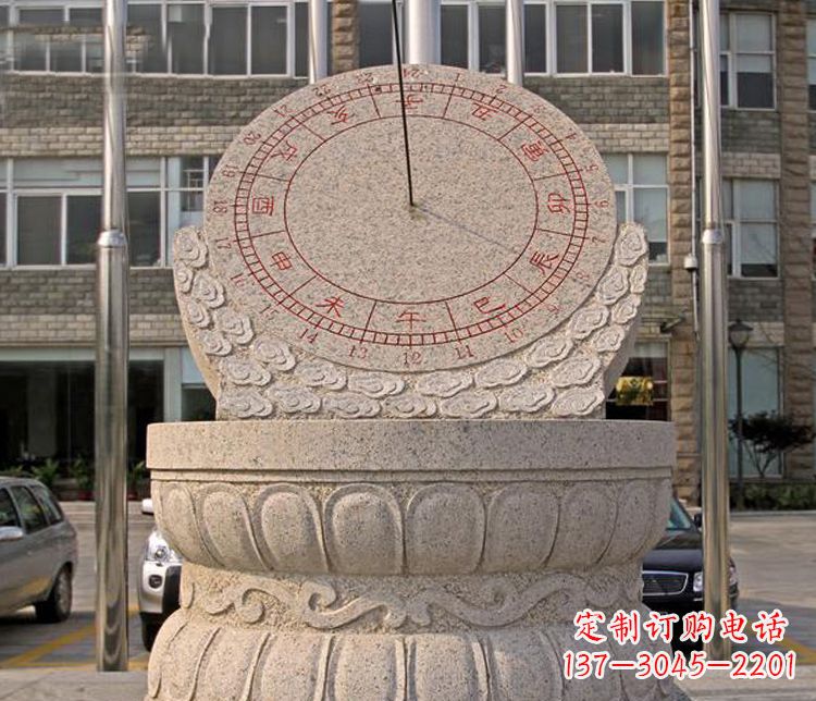 东莞学校大理石日晷石雕 (4)