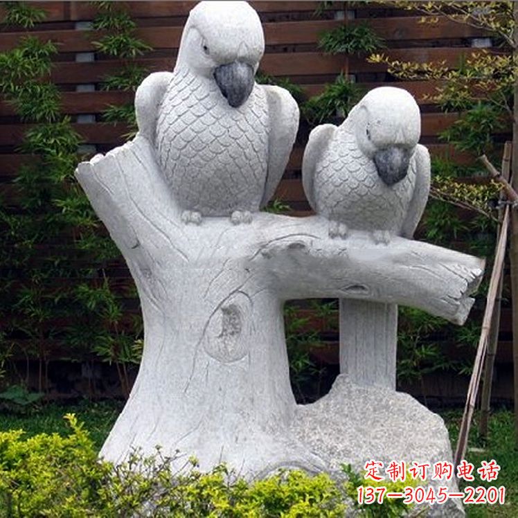 东莞鹦鹉大理石雕塑