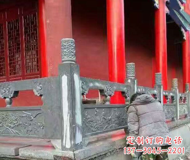 东莞园林仿古石栏板景观石雕 (9)