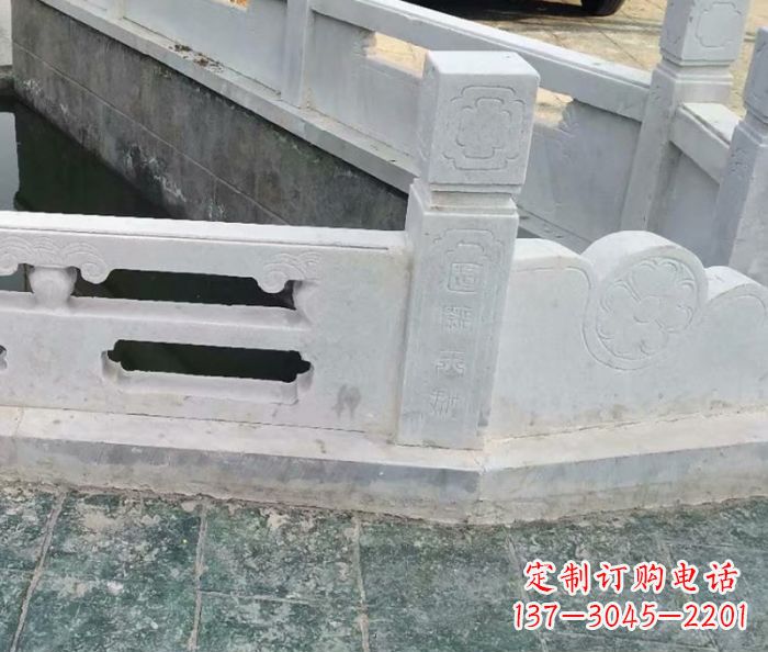东莞园林景观大理石栏板雕塑 (7)