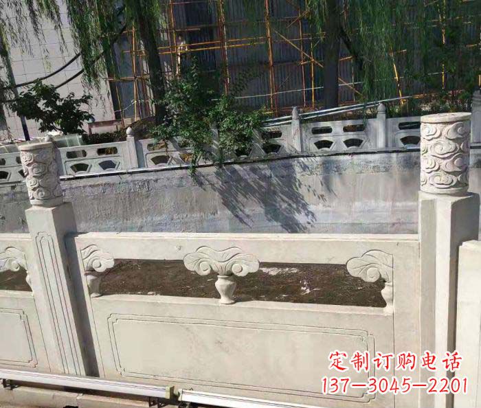 东莞园林景观大理石栏板石雕 (6)