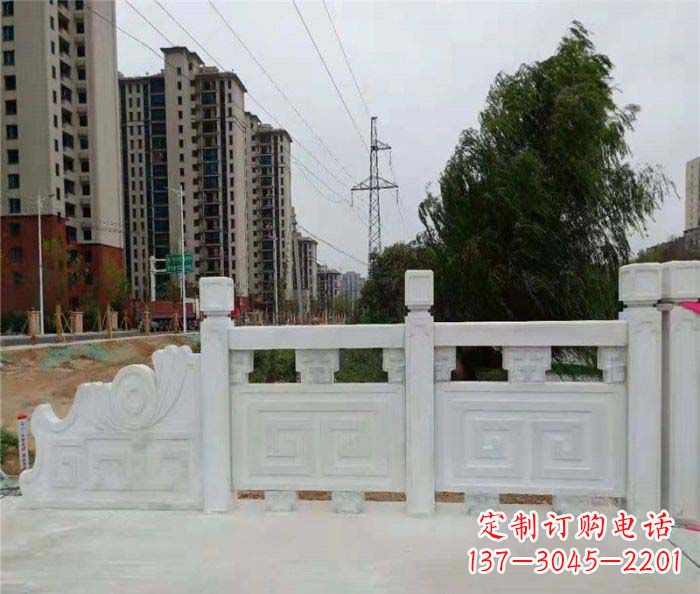 东莞园林景观大理石栏板石雕 (5)
