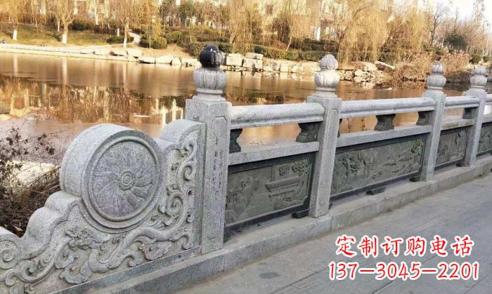 东莞园林景观大理石栏板石雕 (10)